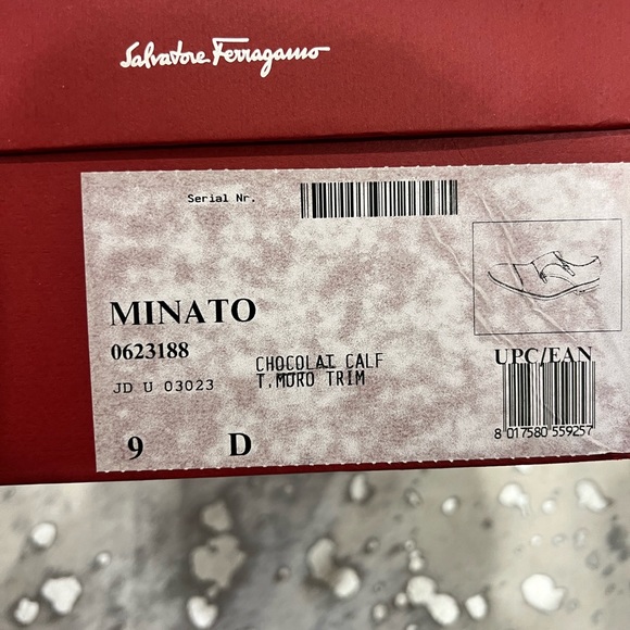 Mens Salvatore Ferragamo brown double monk strap size 9 - Picture 7 of 8